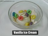 Eggless No Churn Vanilla Ice Cream Recipe - 3 Ingredients Ice Cream | Without Ice Cream Maker