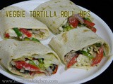 Veggie Tortilla Roll Ups // Vegan Recipe