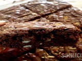 Whole Wheat Brownies [with Nutella and Almond]