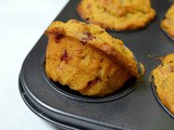 Eggless Strawberry Banana Muffins | Using Wheat flour and Jaggery