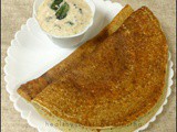 Instant 7 Cup Dosa with Urad Chutney