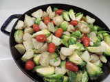 Brussel Sprout and White Potato Medley