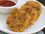 Pumpkin Cutlets | Healthy Non fried Snack