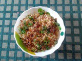 Fried onion rice /Flavored rice with fried onion/ खुशबूदार चावल तली हुई प्याज़ के साथ