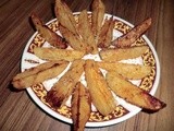 Roasted potato wedges  with oregano