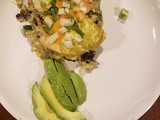 Chile Relleno casserole from Impossible Plant meat