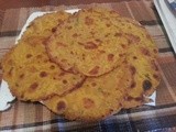 Missi Roti / Yellow Spilt Chickpea Bread