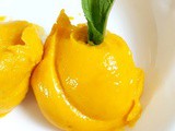 Super Easy Vegan Mango Gelato with Kesar Keri
