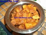 Suran Batak nu Shak / Yam and Potato Curry