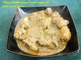 Mutton chukka koora/Lamb meat with green sorrel leaves