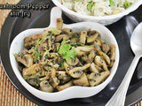 Mushroom Pepper Stir Fry | Mushroom Recipes