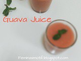 Guava juice/pink guava juice