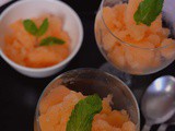 Cantaloupe Granita Recipe, How to make Melon Granita | Musk Melon Granita Recipe