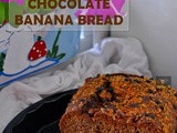 Double Chocolate Banana Bread | Chocolate Banana Bread | Healthy Whole Wheat Banana Bread