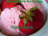 Homemade Strawberry Ice-cream | Strawberry Kulfi