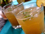 Mango Masala Lemonade, How to make Masala Mango Lemonade Recipe | Sparkling Raw Mango Drink