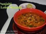 Punjabi Lobia Masala Recipe, How to make Lobia Masala Curry | Black Eyed Bean Curry