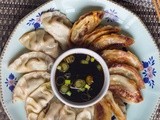 Kabocha Scallion Gyoza Dumplings
