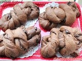 Chocolate bread : Roped and Loaf