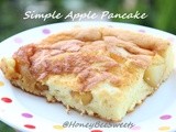 Fluffy Pancake with Carmalized Apples