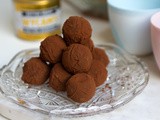 Chocoladetruffels met boterkaramel en geroosterde hazelnoot