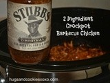 2 Ingredient Crock Pot Barbecue Chicken
