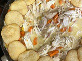 Chicken Pot Pie with Crescent Roll Dippers