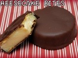 Chocolate covered cheesecake bites