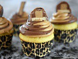 Chocolate Peanut Butter Frosted Cupcakes