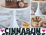 Cinnabun Cheesecake with Cream Cheese Frosting