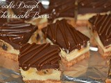Cookie dough cheesecake bars