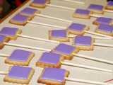 Decorated cookies with royal icing