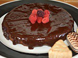 Flourless Chocolate Torte With Blackberry Coulis