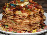 Fruity Pebble Pancakes