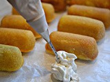 Homemade chocolate dipped twinkies...or just regular twinkies, but all homemade