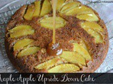 Maple Apple Upside Down Skillet Cake