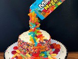 Mike & Ike Suspension Cake