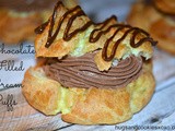 Mom's famous cream puffs with a chocolate twist