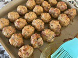 Oven Baked Chicken Meatballs