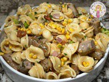 Pasta Salad with Hot Bacon Dressing