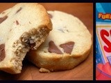 Peanut butter & milk chocolate chip shortbread cookies