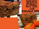 Reese's peanut butter cup banana bread