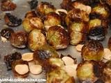 Roasted brussel sprouts with marcona almonds