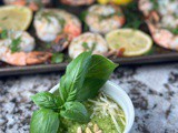 Roasted Shrimp Cocktail With Pesto