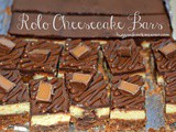 Rolo Cheesecake Bars