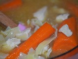 Rotisserie chicken soup