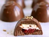 Cherry Cheesecake Chocolate Truffles