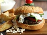 Greek Burger with Tzatziki Sauce