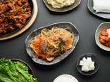 Japchae Recipe (Korean Glass Noodles w/ Ribeye)