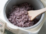Korean Purple Rice Recipe (In a Rice Cooker)